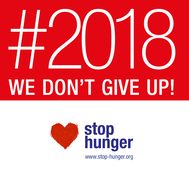Stop Hunger 2018: against hunger, we don’t give up!